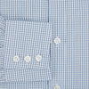 View 4 of product Blue Micro Shadow Check Mayfair Shirt