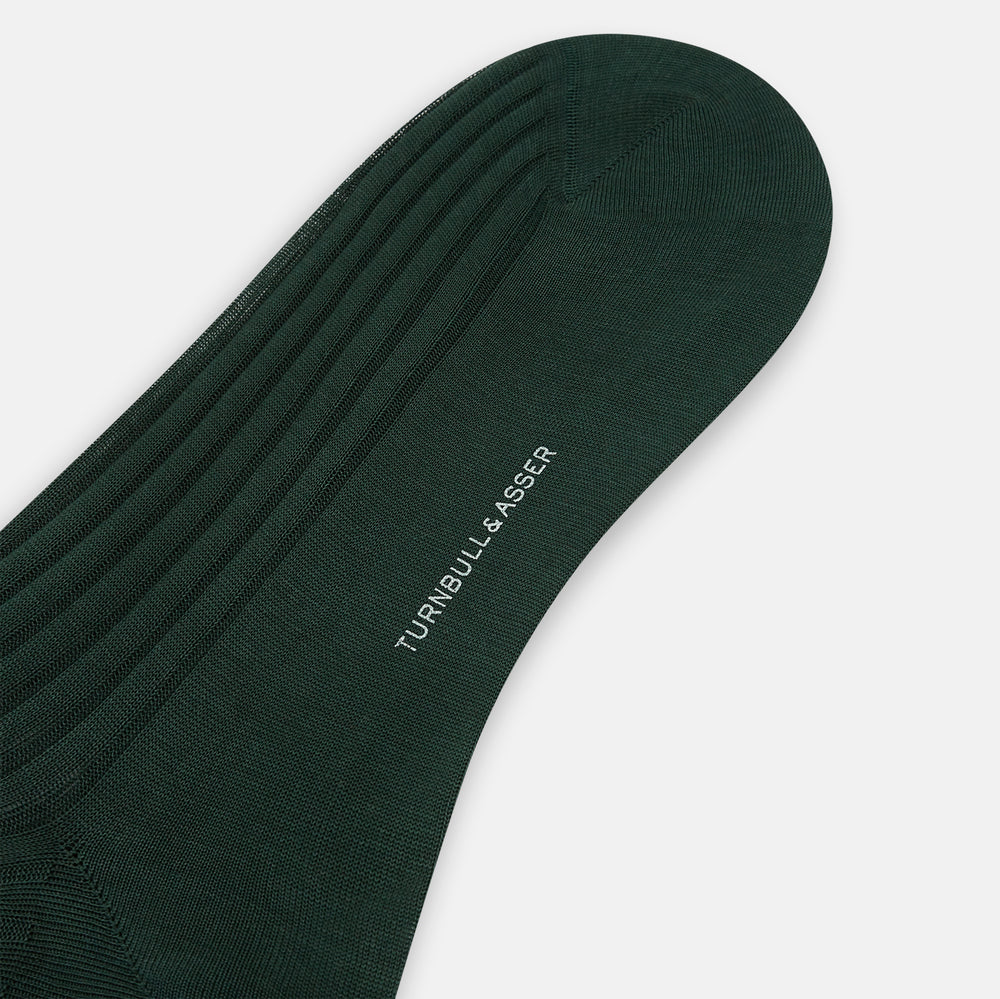 Olive Mid-Length Socks