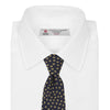 View 2 of product Navy and Gold Paint Spot Silk Tie