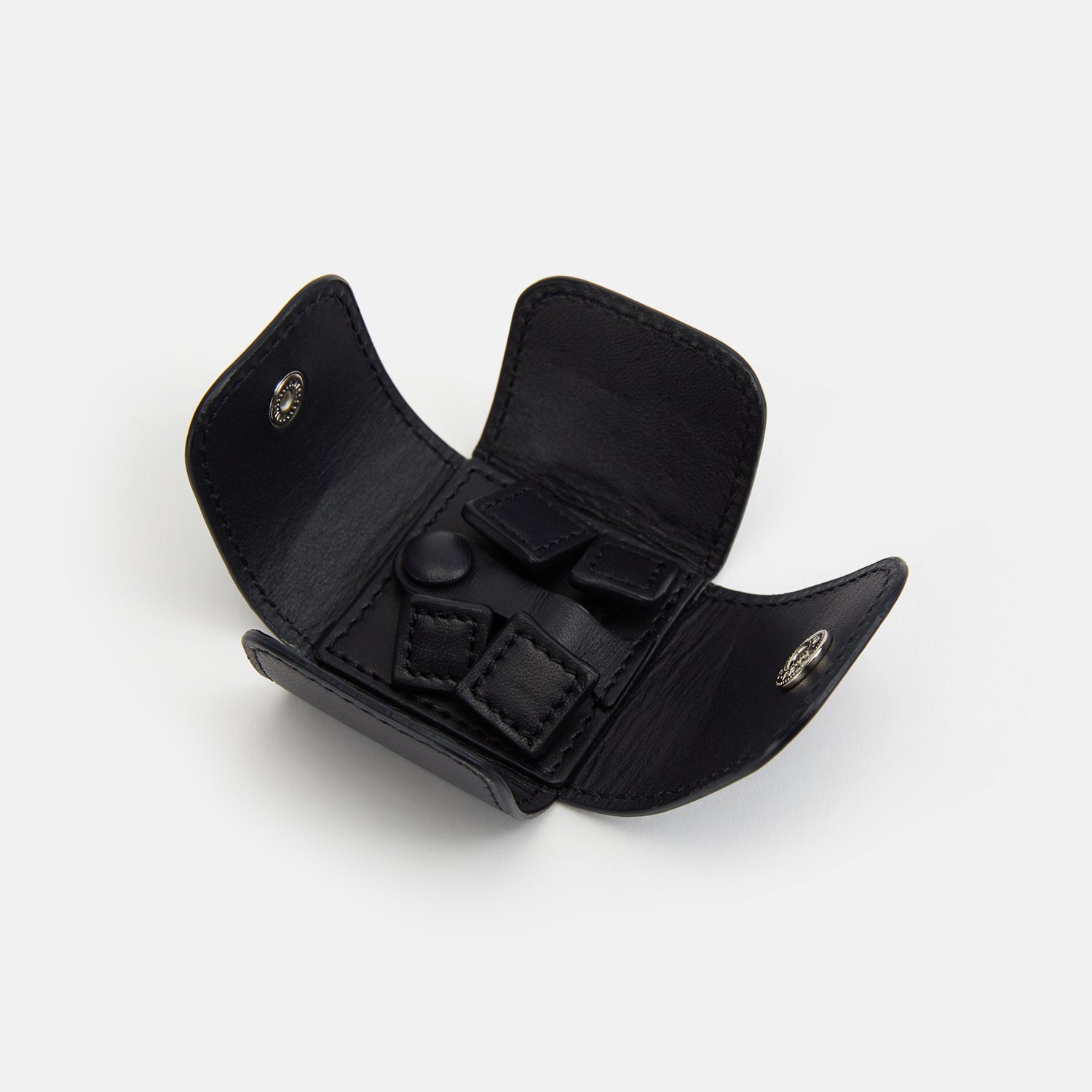 View 2 of product Navy Leather Cufflinks