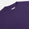 Purple Cashmere Round Neck Jumper