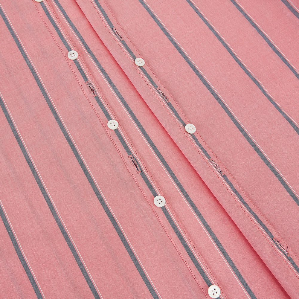 Coral Pink Track Stripe Westminster Shirt