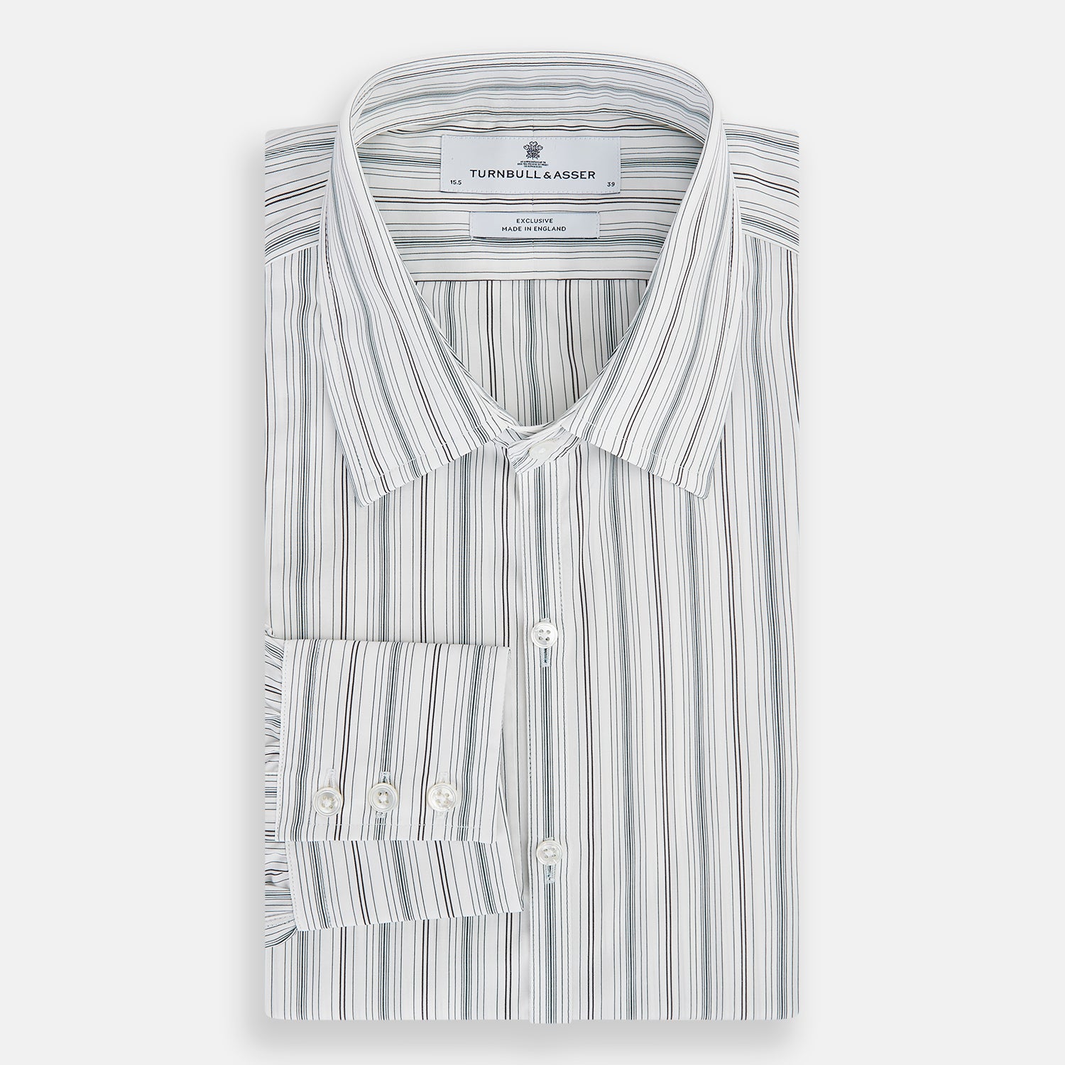 View 5 of product Forest Green Multi Stripe Westminster Shirt