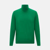 View 1 of product Hunter Green Fine Merino High Neck Jumper