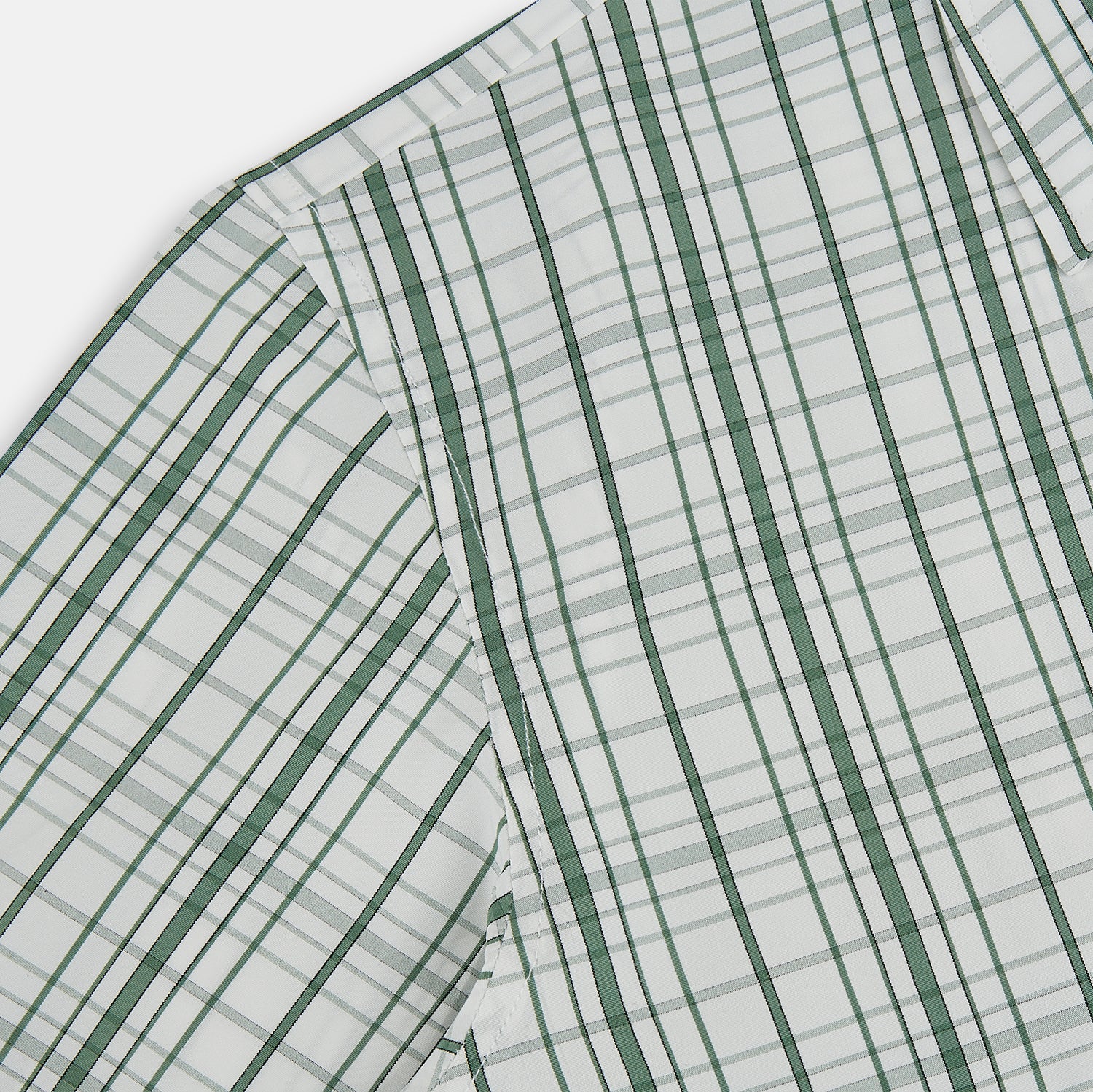 View 6 of product Sage Green Plaid Check Westminster Shirt