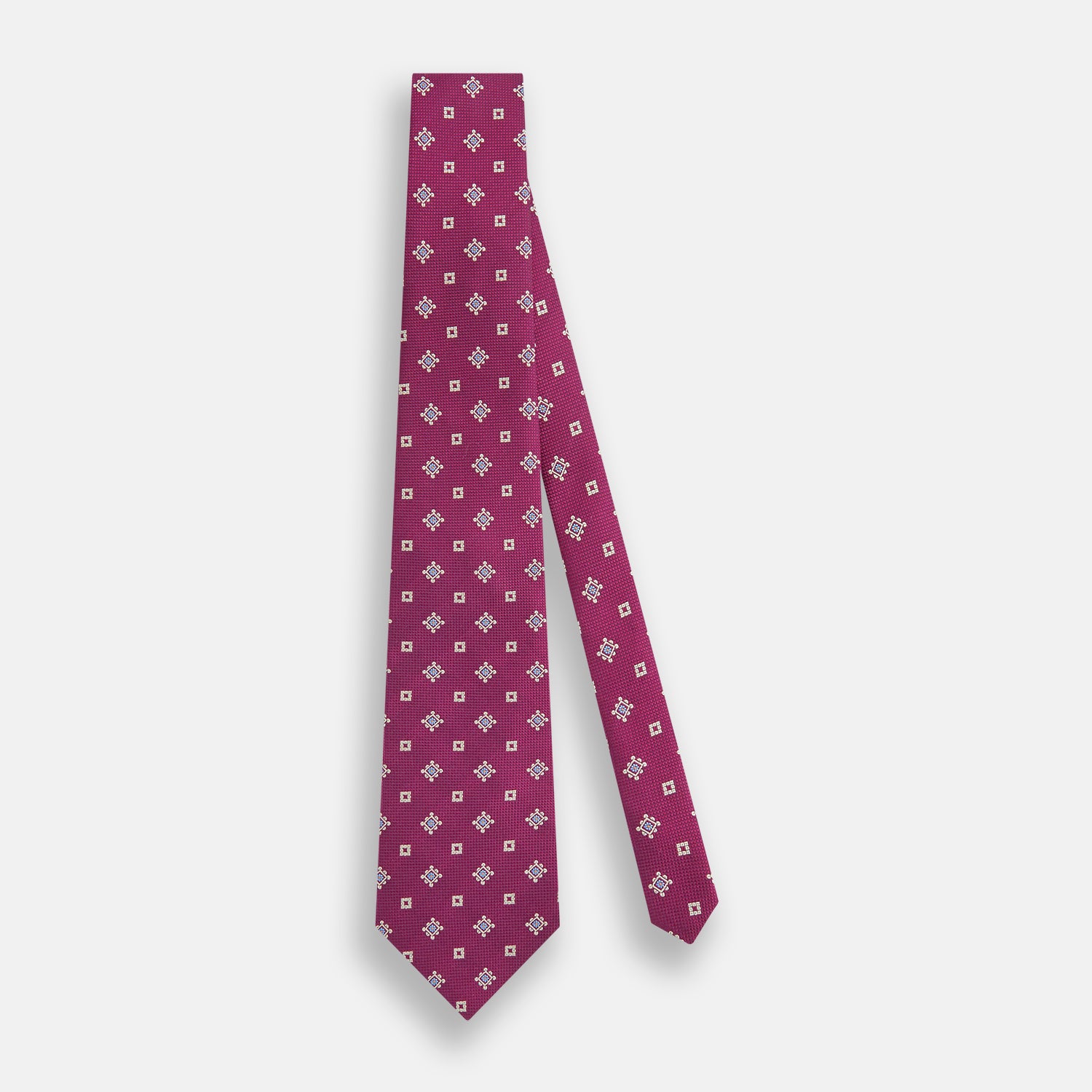View 2 of product Purple Motif Silk Tie