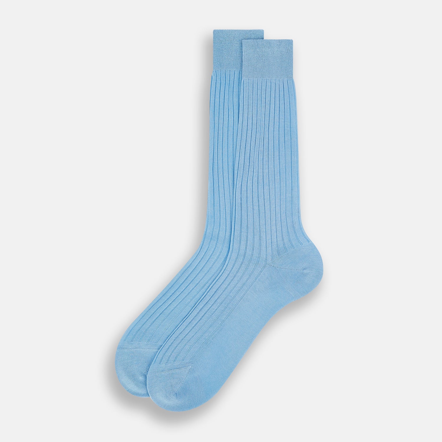 View 2 of product Pale Blue Mid-Length Socks