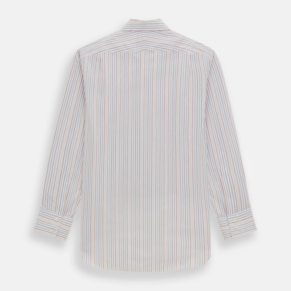 Pink and Blue Multi Double Pinstripe Mayfair Shirt