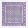 View 4 of product Lilac Floral Tile and Paisley Silk Pocket Square