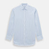 Blue and Navy Tattersall Check Mayfair Shirt