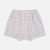 View 2 of product Blue and Orange Multi Graph Check Godfrey Boxer Shorts