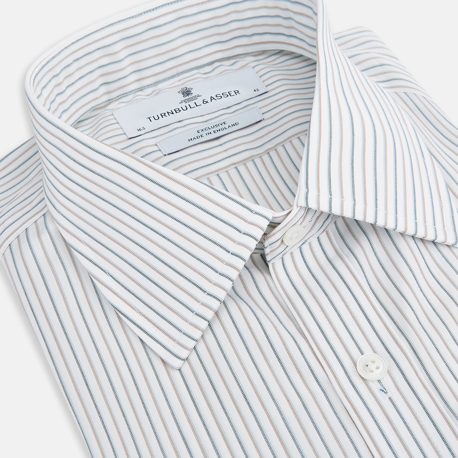 View 2 of product Teal Double Stripe Mayfair Shirt