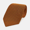 View 1 of product Purple and Orange Micro Dot Silk Tie