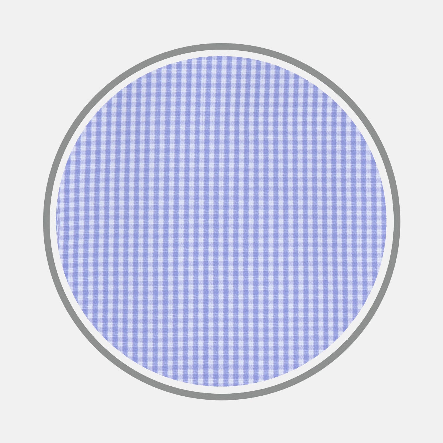 View 1 of product Blue Fine Check Sea Island Quality Cotton Fabric