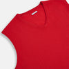 View 2 of product Red Cashmere V-Neck Vest