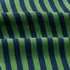 View 4 of product Green and Navy Candy Stripe Silk Weekend Fit Harold Shirt