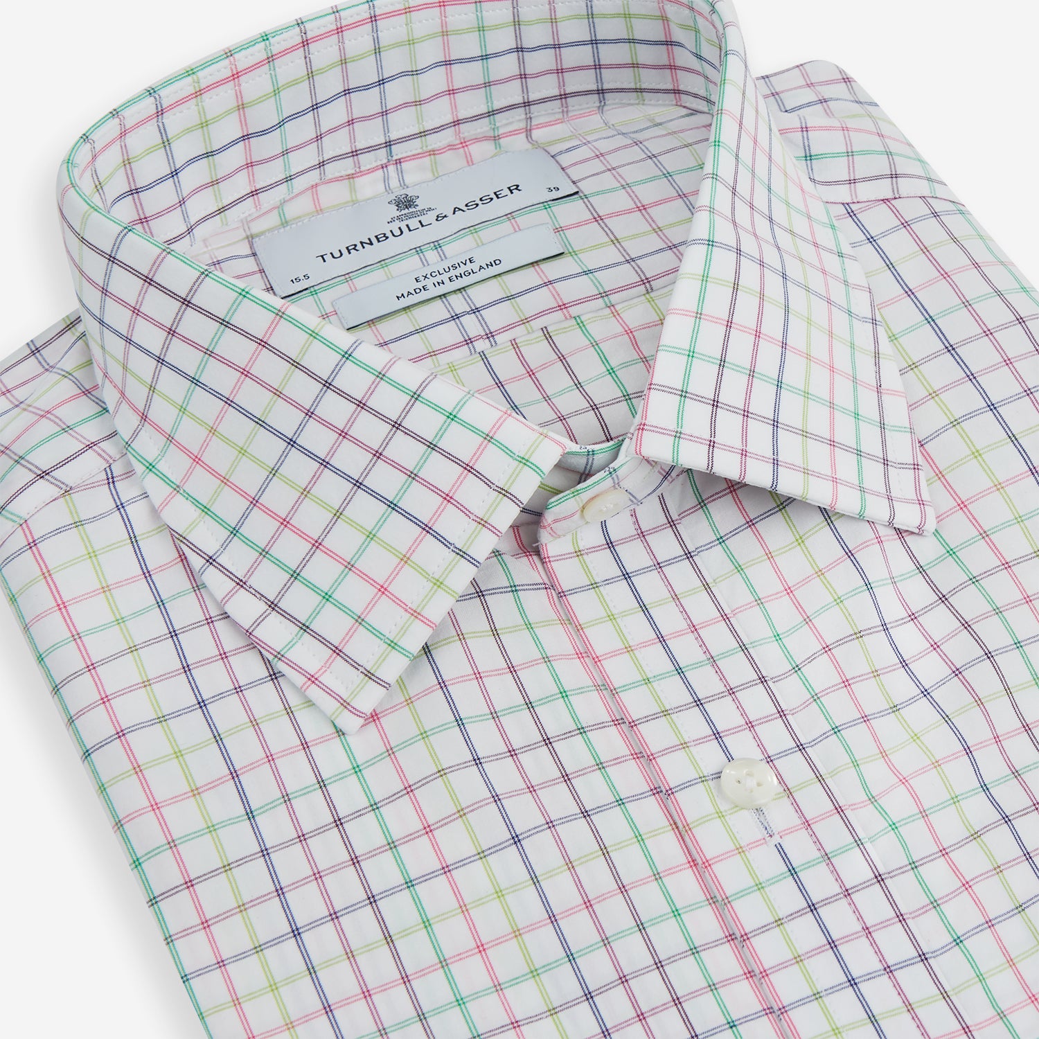 View 2 of product Multicoloured Double Grid Check Mayfair Shirt