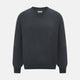 Charcoal Grey Merino V-Neck Jumper