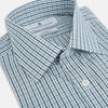 View 2 of product Light Petrol Micro Tattersall Check Mayfair Shirt
