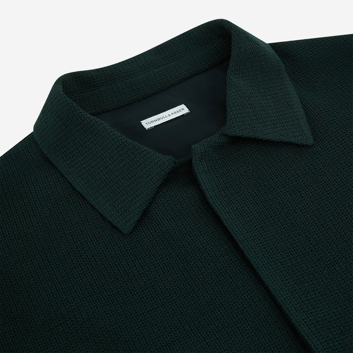 Forest Green Greenwich Knitted Overshirt Image 1