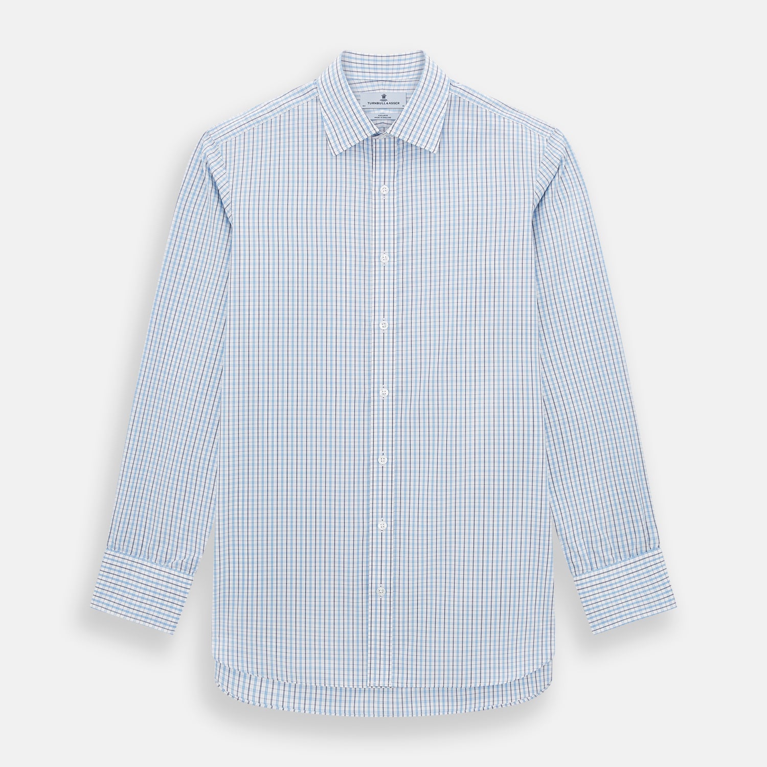 View 1 of product Navy and Blue Multi Check Mayfair Shirt