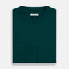 View 4 of product Moss Green Cashmere Round Neck Jumper