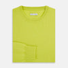 View 4 of product Lemon Green Cashmere Round Neck Jumper
