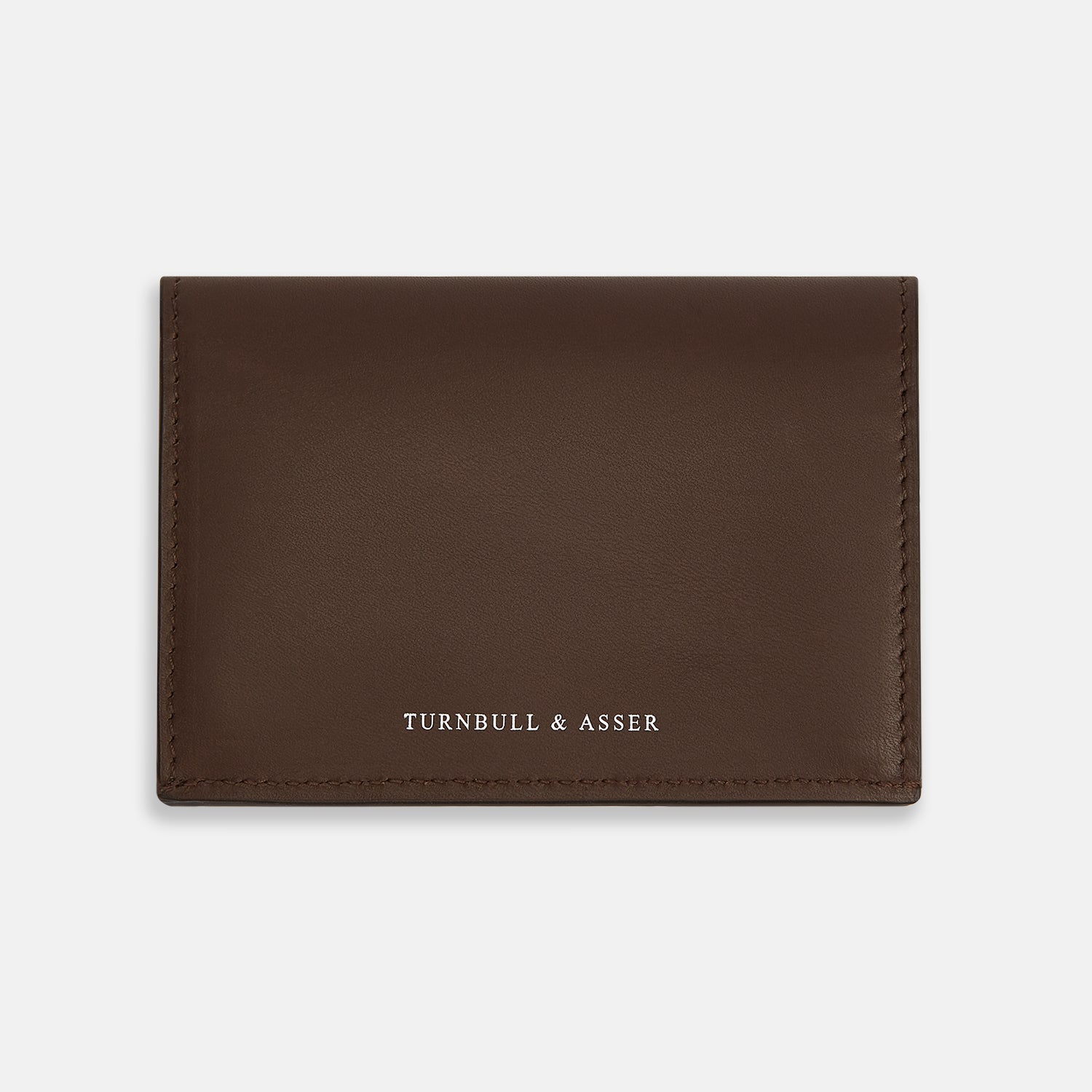 Image 1 of product Dark Brown Leather Bi-Fold Card Holder