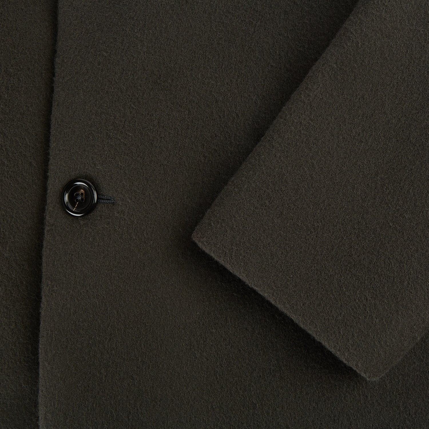View 4 of product Olive Brown  Apsley Single-Breasted Caban Coat