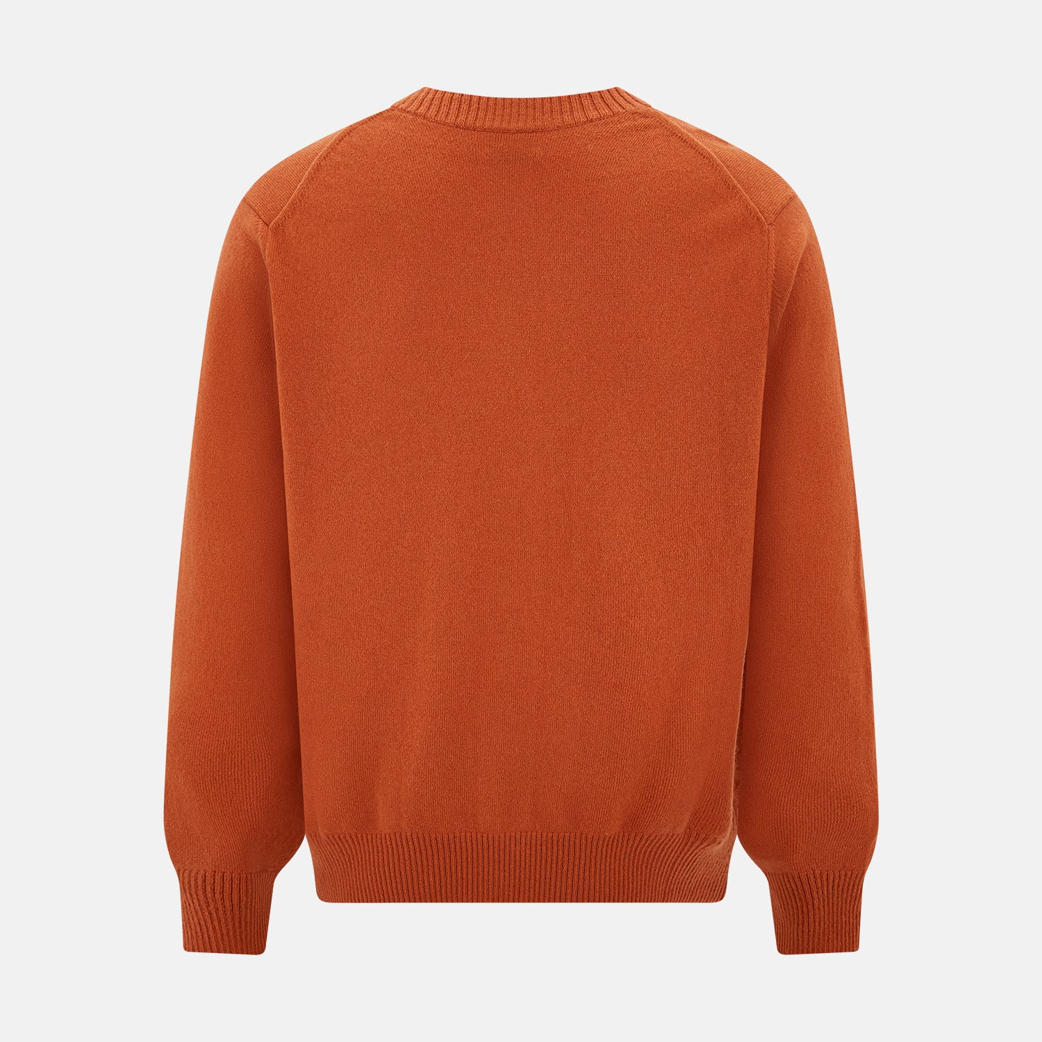 Orange Cashmere Cardigan