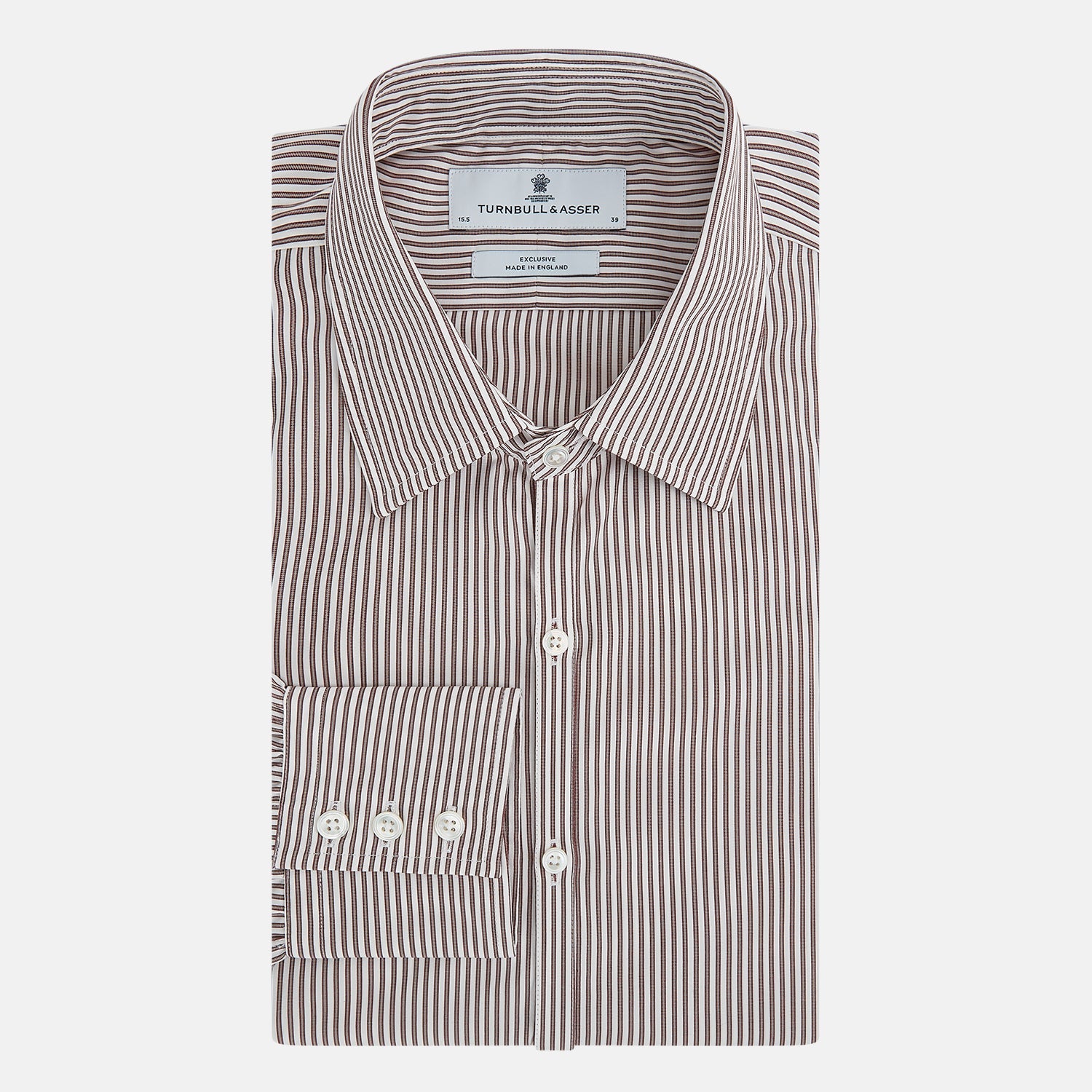 View 5 of product Burgundy Halo Stripe Westminster Shirt