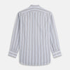 View 5 of product Sand Multi Stripe Regular Fit Shirt with T&A Collar & 3 Button Cuffs