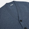 View 2 of product Blue Melange Cashmere Cardigan