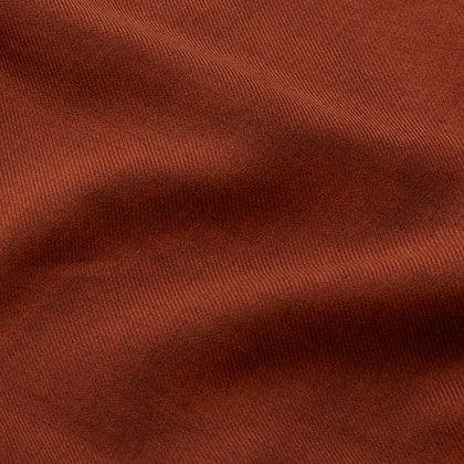 Burgundy Cotton and Cashmere Weekend Fit Shirt with Dorset Collar and 1-Button Cuffs Image 3