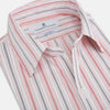 View 2 of product Red Multi Pencil Stripe Windsor Shirt