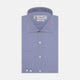 Tailored Fit Blue Royal Oxford Cotton Shirt with Kent Collar and 2-Button Cuffs