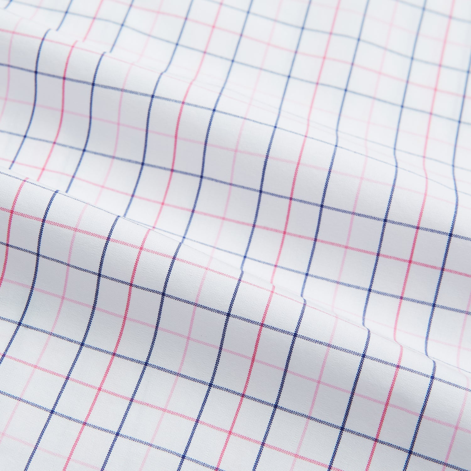 View 6 of product Pink Overlay Grid Check Mayfair Shirt