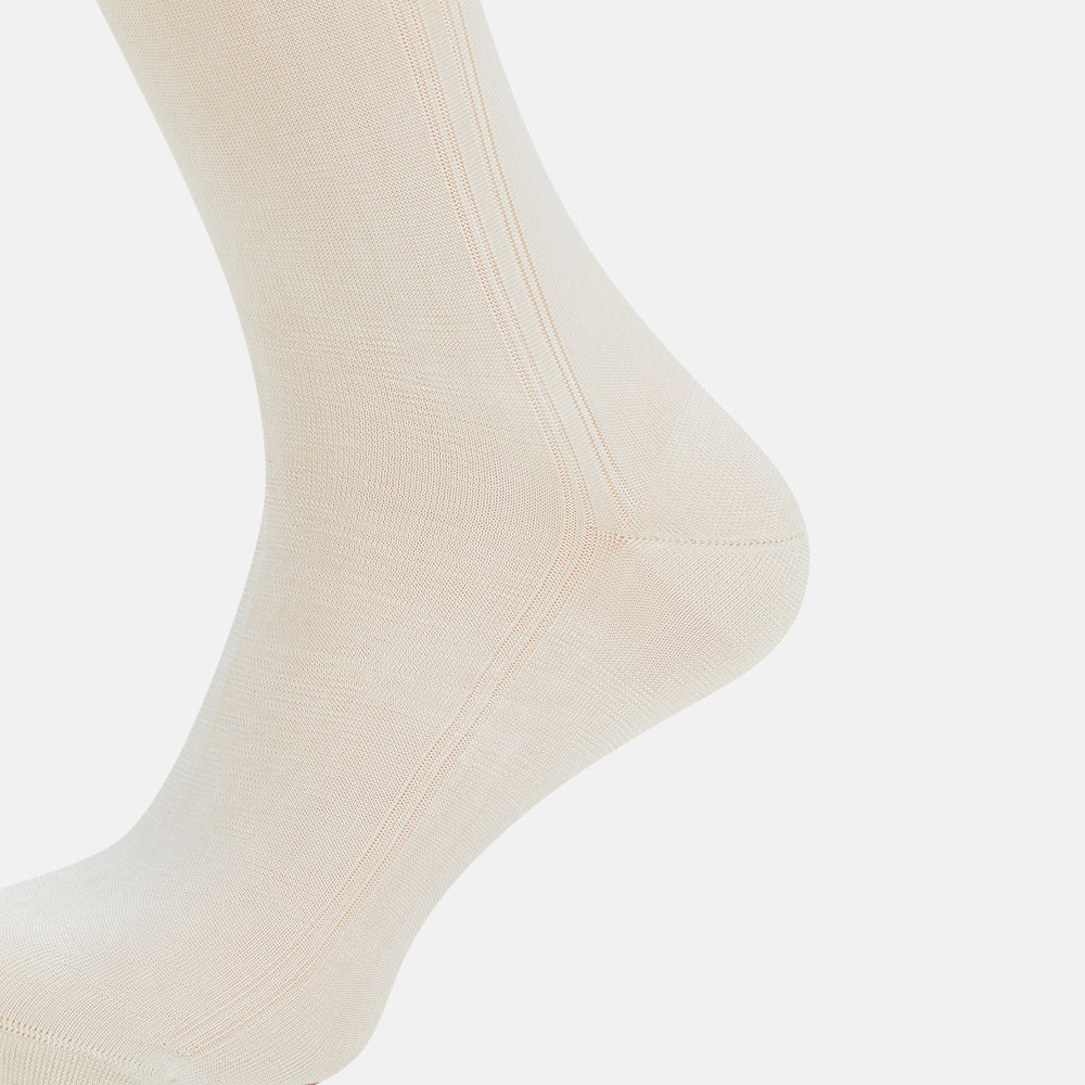 Vanilla Silk Long Socks