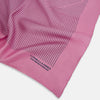 View 2 of product Pink Stripe Silk Pocket Square