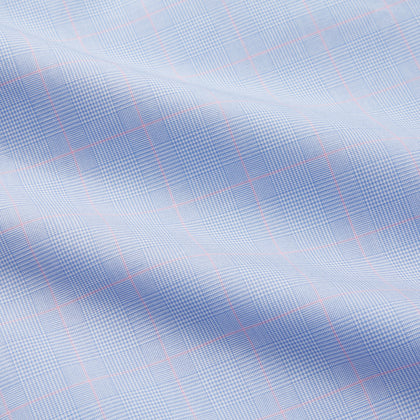 Blue and Red Prince of Wales Check Mayfair Shirt Image 4