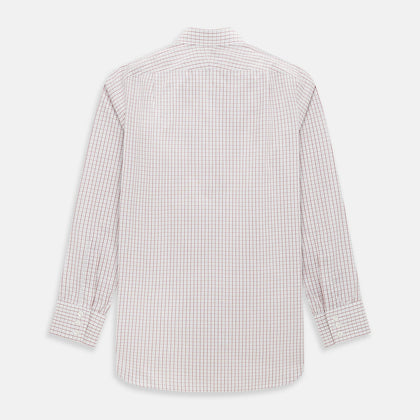 Red Tattersall Check Mayfair Shirt Image 2