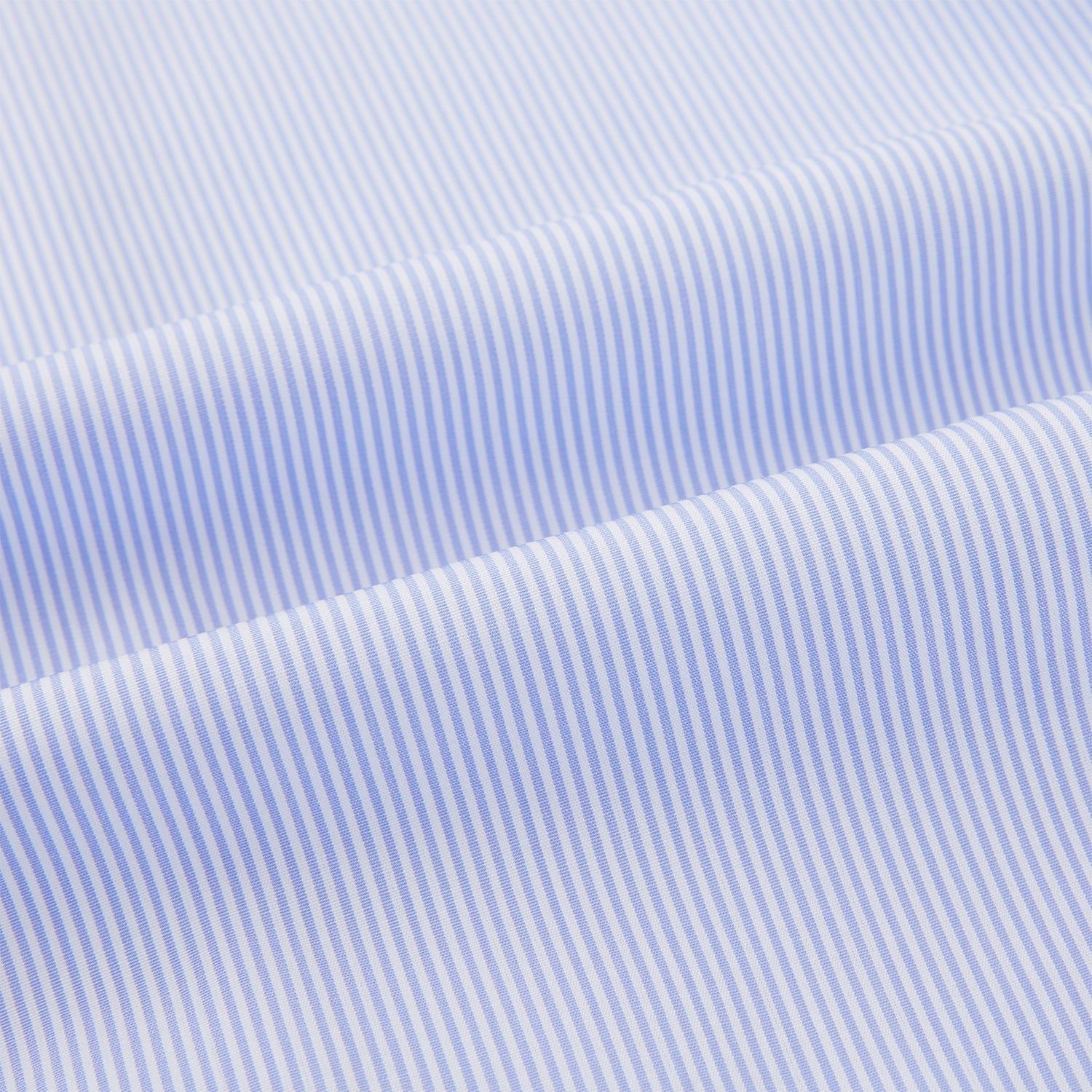 View 6 of product Pale Blue Hairline Stripe Pyjama Shirt