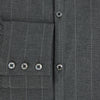 View 4 of product Charcoal Melange Wide Stripe Westminster Shirt