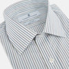 View 2 of product Forest Green with Multicoloured Music Stripe Mayfair Shirt