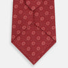 View 3 of product Red Medallion Printed Silk Tie