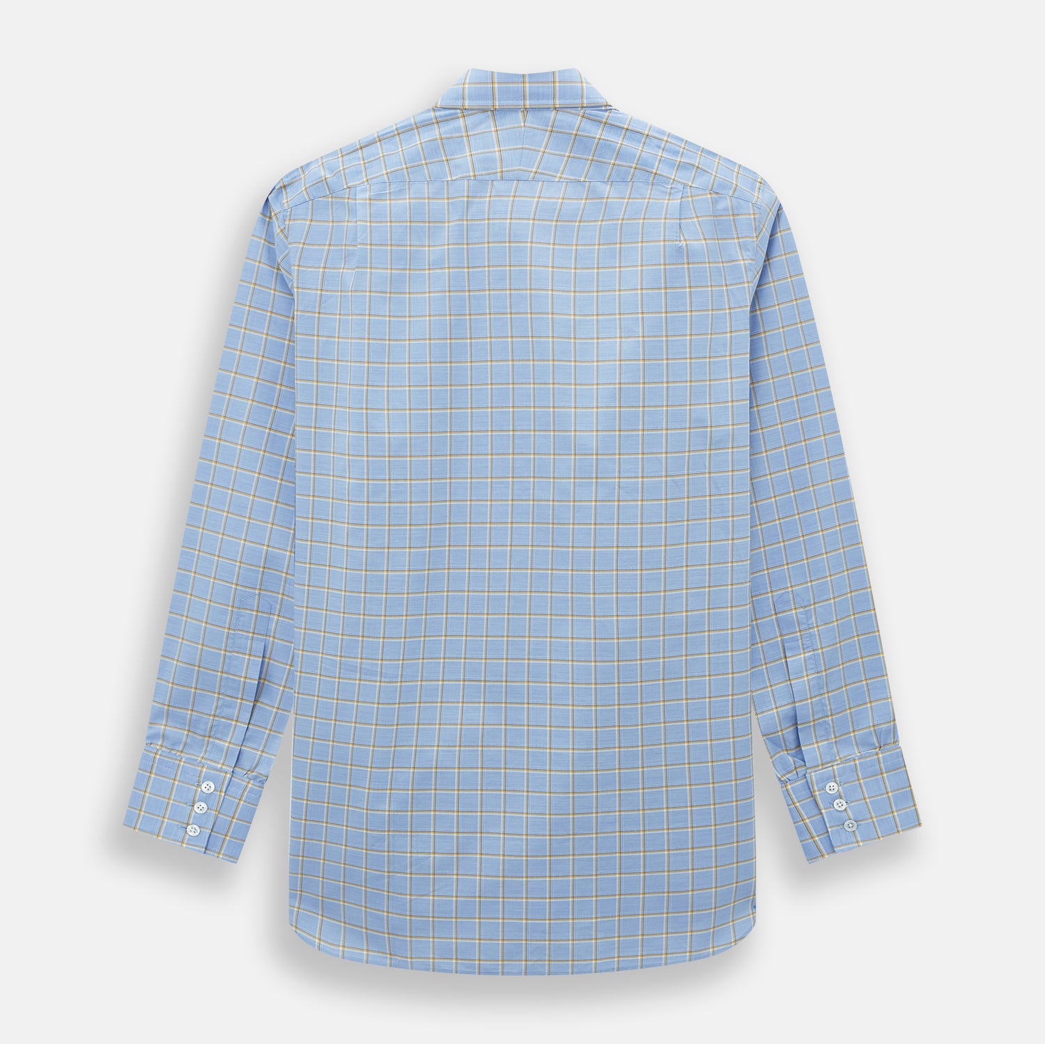 View 3 of product Blue and Yellow Windowpane Mayfair Shirt