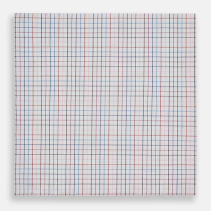Hand Rolled Multi Graph Check Handkerchief Image 2