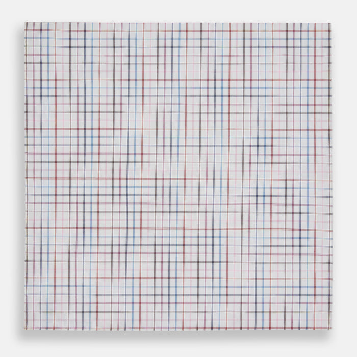 Hand Rolled Multi Graph Check Handkerchief Image 2