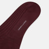 View 3 of product Burgundy Mid-Length Socks