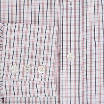 Red and Blue Multi Check Mayfair Shirt Image 3